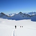 Auf dem Gletscher, Skitourenidylle pur