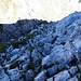 Abstiegsflanke zum Kreuzgipfel / Stellen I/UIAA<br />Archivbild vom 4.September 2019