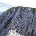 Rückblick auf die Abstiegsflanke der Großen Arnspitze zum Kreuzgipfel