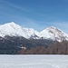  Wenige Tage zuvor bestiegene Skitourenberge: der Hauptgipfel des Piz Turettas (links) ist allerdings nicht zu sehen.