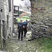 E direttamente dal bosco eccoci entrate all’alpeggio di Piaggia.