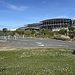 Aussicht vom angeblich höchsten Punkt der Insel Guernsey (107m): auf dem Grashügel, direkt vor dem Flughafenterminal ;-)