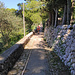Ultimo tratto di salita verso Villa Jovis