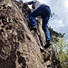Der Abschlussboulder.