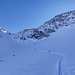 Traverso prima di arrivare al passo