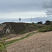 Blick hinüber zum Highpoint von Jersey; nicht unbedingt das hübscheste  Plätzchen der Insel ...