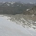 Vallone verso il Vittorio Emanuele, in basso in ghiacciaio di Moncorvè. 