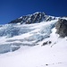 Rückblick auf den Galenstock (3586m) vom Tiefengletscher.