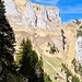 Beim Abstieg zur Chalberweid mit Blick zur Bogartenlücke und Dreifaltigkeit