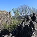 Stříbrník, Gipfelfelsen