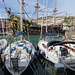 Il galeone nel Porto Vecchio di Genova.
