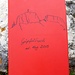 Schön gestaltetes Gipfelbuch.