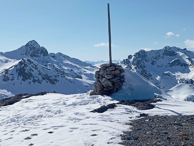 Auf dem Piz Forcola