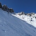 Al centro della foto, la selletta di q. 2360mt