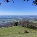 Blick über die Randflue und Wangen an der Aare zum Alpenbogen