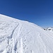 comoda traccia per la cima del Corno del Camoscio