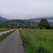 Sax und dahinter der Burgberg ..
