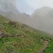 An der Nebelgrenze - dort oben ist die Saxerlücke
