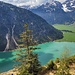 Beim Abstieg von der Schrofennas haben wir eine tollen Blick auf den Heiterwanger See und sein Westufer
