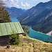 Die alte Jagdhütte lädt zum rasten ein