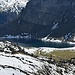 Ausblick vom weglosen Abstieg zum Oberblegisee.