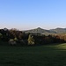 Blick zum Berg Ostrý (Wostrai/Wostray/Wostrei/Wostrey)