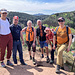 In der Südwand wanderten wir auf gut gesichertem Steig vor bis zum Kreuz.