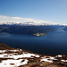 Gegenüber Vangsnes mit Sicht bis zum Reindalsfjellet