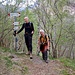 Ed eccoci al bivio per l’Alpe Basseno, dove inizia la lunga salita per tornare a Ruspesso. Qui i miei compagni sembrano avere un attimo di scoramento invece, nonostante le libagioni, andranno alla grande!