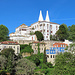 Blick zum Palácio Nacional de Sintra an welchem wir noch vorbei marschieren werden.