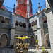 Ein Innenhof  im "Palácio Nacional de Pena".