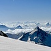 Der Blick geht zu den Dolomiten