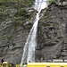Bahnhof mit Wasserfall