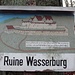 Tafel an der Ruine Wasserburg