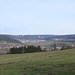 Blick über die Gemeinden Nendingen, Stetten, Mühlheim zu den ersten Felsen des Donautals