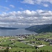 feiner Ausblick über Arth zum Zugersee