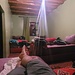 mit einem letzten Bett vor den Zeltnächten..