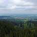 Aussicht nach Südwesten mit dem Dorf Le Châtelard-près-Romont