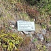 DAV-Schild bei alpinen Steigen