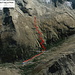 Salita al Rifugio Vittorio Emanuele II: traccia.