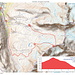 Colle di Montcorvé r traversata per il Vallone di Sevia: mappa.