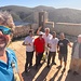 Selfie mit der Crew auf dem Castell von Cabrera