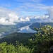 Questo è il massimo panorama che abbiamo visto oggi
Il Ceresio verso Brusimpiano e Ponte Tresa