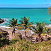 Irgendein einsamer Strand im Norden von Guadeloupe.