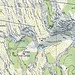 Eine ganze Kette von Wasserfällen - jeder blaue Pfeil ist einer. Darum finde ich erst nichts unter dem Sichwort, das passt: Wasserfälle von 300 bis 700 Meter...