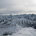 Blick vom Schafreiter Richtung SO, in der zweiten Reihe das Schönalmjoch (auch schöner Skitourenberg)