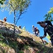 Discesa dalla Cima di Eghen dal lato del Monte Pilastro