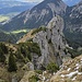 Sebenkopf mit Gipfelkreuz voraus