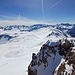 todo plano en medio de los Alpes