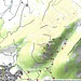Karte mit der eingezeichneten Route (Kartengrundlage: opentopomap.org).